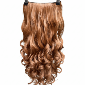 Home brown clip in hair extensions – silk synthetic |200g heat safe | high volume