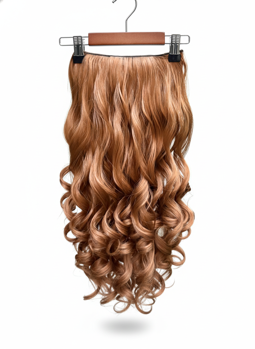 brown clip in hair extensions – silk synthetic |200g heat safe | high volume brown clip in hair extensions – silk synthetic |200g heat safe | high volume