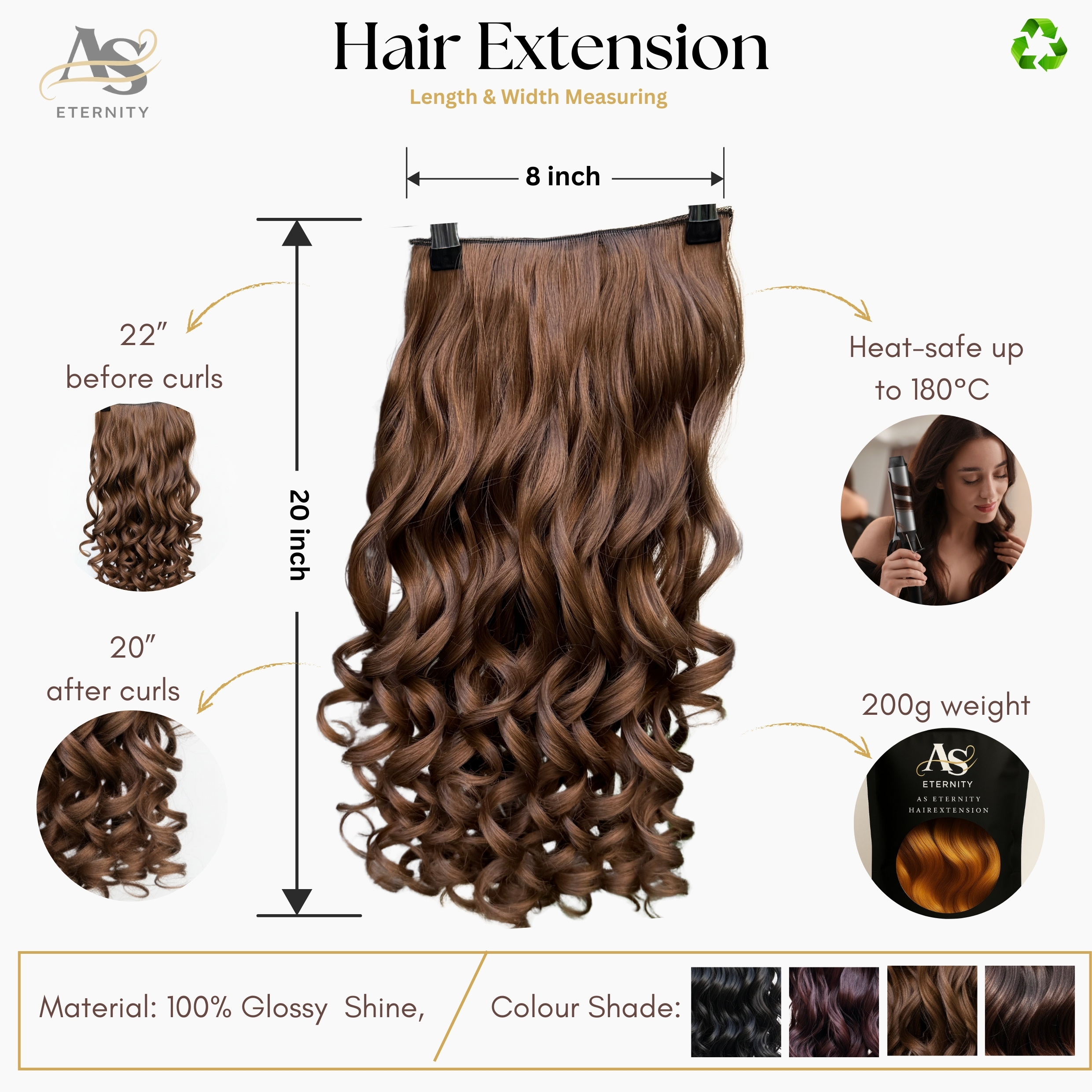 copper gold clip in hair extensions – silk synthetic |200g heat safe | high volume copper gold clip in hair extensions – silk synthetic |200g heat safe | high volume