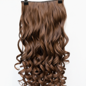 Home copper gold clip in hair extensions – silk synthetic |200g heat safe | high volume